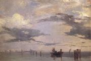 Richard Parkes Bonington View of the Lagoon near Venice (mk05) china oil painting artist